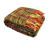 Thumbnail for Rans Oslo Knitted Weave Throw 127x152cm - Tutti Frutti