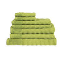 Thumbnail for Royal Excellency 7 Piece Cotton Bath Towel Set - Spearmint Green