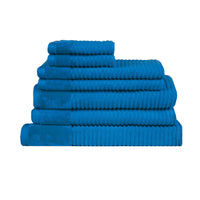 Thumbnail for Royal Excellency 7 Piece Cotton Bath Towel Set - Teal