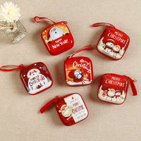 Thumbnail for 6 Pcs Set Small Gift Cute Cartoon Bags Packaging Box Christmas Coin Purse