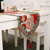 Thumbnail for Christmas Table Runner thickened knitted Dining Tablecloth Xmas Party Decor(Santa Claus)