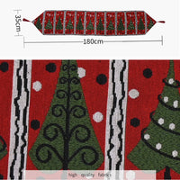 Thumbnail for Christmas Table Runner thickened knitted Dining Tablecloth Xmas Party Decor(Santa Claus)