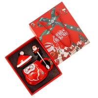 Thumbnail for Christmas Cup Gift Box Ceramic Mug Set Mug Gift Set Christmas Coffee Cup(Santa Claus)
