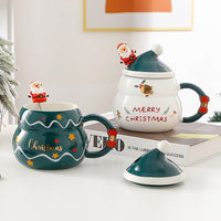 Thumbnail for Christmas Cup Gift Box Ceramic Mug Set Mug Gift Set Christmas Coffee Cup(Santa Claus)