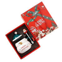 Thumbnail for Christmas Cup Gift Box Ceramic Mug Set Mug Gift Set Christmas Coffee Cup(Bell)