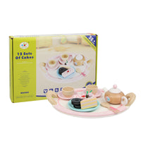 Thumbnail for Kids Wooden Kitchen Tea Set Pretend Play