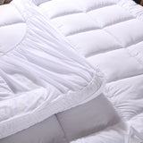 Thumbnail for bamboo cotton fitted mattress topper king