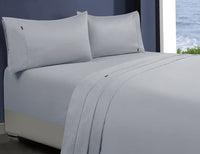 Thumbnail for 1000tc egyptian cotton 1 fitted sheet and 2 pillowcases double silver