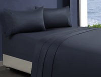 Thumbnail for 1000tc egyptian cotton 1 fitted sheet and 2 pillowcases single charcoal