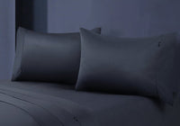 Thumbnail for 1000tc egyptian cotton pillowcase pair charcoal