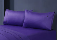 Thumbnail for 1000tc egyptian cotton pillowcase pair violet