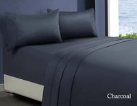 Thumbnail for 1000tc egyptian cotton sheet set 1 mega king charcoal