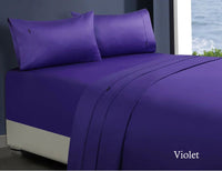 Thumbnail for 1000tc egyptian cotton sheet set 1 mega king violet