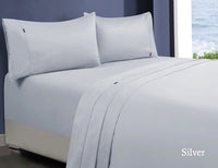 Thumbnail for 1000tc egyptian cotton sheet set 1 single silver