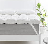 Thumbnail for duck feather down mattress topper 1800gsm single