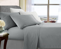 Thumbnail for ultra soft microfibre sheet set mega queen silver