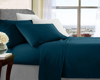 Thumbnail for ultra soft microfibre sheet set single sailor blue