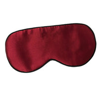 Thumbnail for 100 silk sleep eye mask for women men burgundy