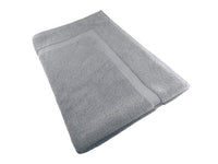 Thumbnail for softouch ultra light quick dry premium cotton bath mat 900gsm silver