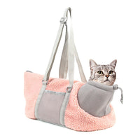 Thumbnail for LIFEBEA Small Cat Carrier Pet bag: Comfy Shoulder Bag with Adjustable Strap for Small Dogs, Puppies, Kittens Up to 3kg /6.6 lbs - Pink