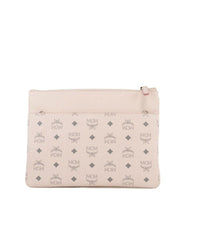 Thumbnail for MCM Portuna Medium Visetos Flat Pouch Bag One Size Women