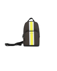 Thumbnail for Michael Kors Cooper Varsity Stripe Commuter Slingpack Shoulder Bag One Size Women