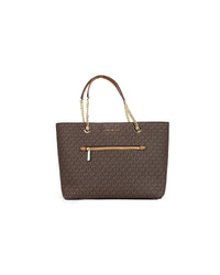 Thumbnail for Jet Set Medium Front Zip Chain Tote Bag One Size Women