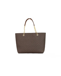 Thumbnail for Jet Set Medium Front Zip Chain Tote Bag One Size Women