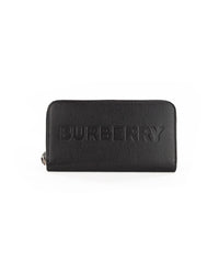 Thumbnail for Burberry Elmore Black Branded Logo Clutch Wallet One Size Women