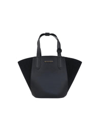 Thumbnail for Michael Kors Portia Small Tote Bag - Black One Size Women