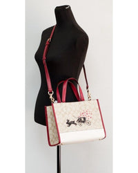 Thumbnail for Dempsey Medium Lunar New Year Print Carryall Tote Handbag One Size Women