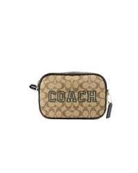 Thumbnail for Coach Jamie Medium Varsity Logo Camera Bag One Size Women