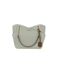 Thumbnail for Michael Kors Jet Set Large X Cross Chain Shoulder Tote Bag One Size Women