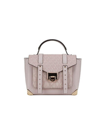 Thumbnail for Michael Kors Manhattan Medium Top Handle School Satchel Bag One Size Women