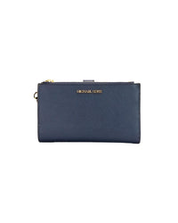Thumbnail for Michael Kors Jet Set Travel Large Double Zip Wrist Wallet One Size Women
