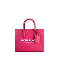 Thumbnail for Michael Kors Mirella Small Top Zip Shopper Tote Crossbody Bag One Size Women