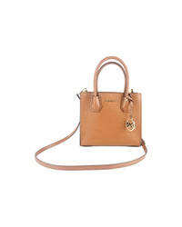 Thumbnail for Michael Kors Mercer Medium Messenger Bag in Pebbled Leather One Size Women