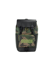 Thumbnail for Large Signature Camo Print Track Backpack Bag One Size Women