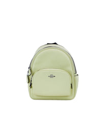 Thumbnail for Pebbled Leather Coach Mini Court Backpack Bag One Size Women