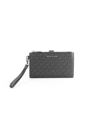 Thumbnail for Michael Kors Double Zip Wristlet Wallet with Button Closure One Size Women