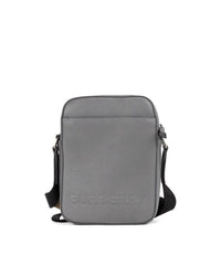 Thumbnail for Burberry Thornton Embossed Logo Crossbody Bag in Charcoal Grey One Size Women