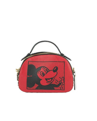 Thumbnail for Coach Mickey Mouse X Keith Haring Serena Pebble Leather Satchel One Size Women
