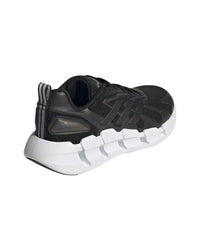 Thumbnail for Adidas Mesh and Leatherette Running Shoes for Women in Carbon Core Black - 9 US