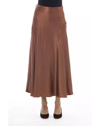 Thumbnail for Alpha Studio Women's Brown Viscose Skirt - W42 US