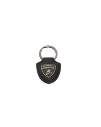 Thumbnail for Black Lacquered Shield Logo Keyring One Size Men