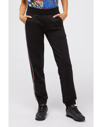 Thumbnail for Logo Side Band Sweatpants with Cuffed Bottom M Women