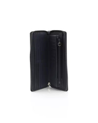 Thumbnail for Leather Wallet with Handle and Zip Closure One Size Men