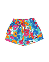 Thumbnail for Azura Exchange Floral Print Drawstring Waist Casual Shorts - M