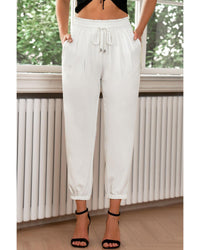 Thumbnail for Azura Exchange Smocked Waist Joggers - L