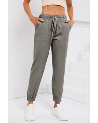 Thumbnail for Azura Exchange Pocketed Twill Jogger Pants - S